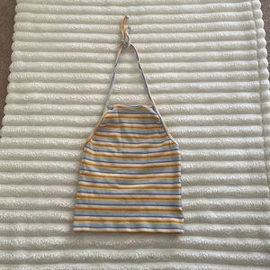 brandy melville halter rainbow top - size XS